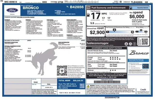 2026 Ford Bronco Heritage Edition 4x4's photo