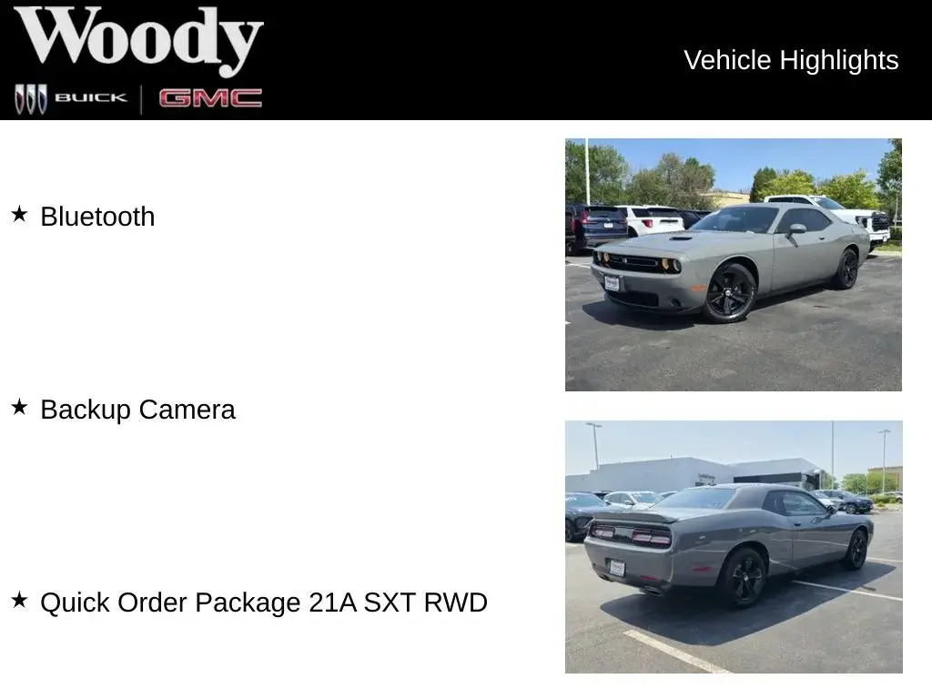 2019 Dodge Challenger SXT Auto photo 3