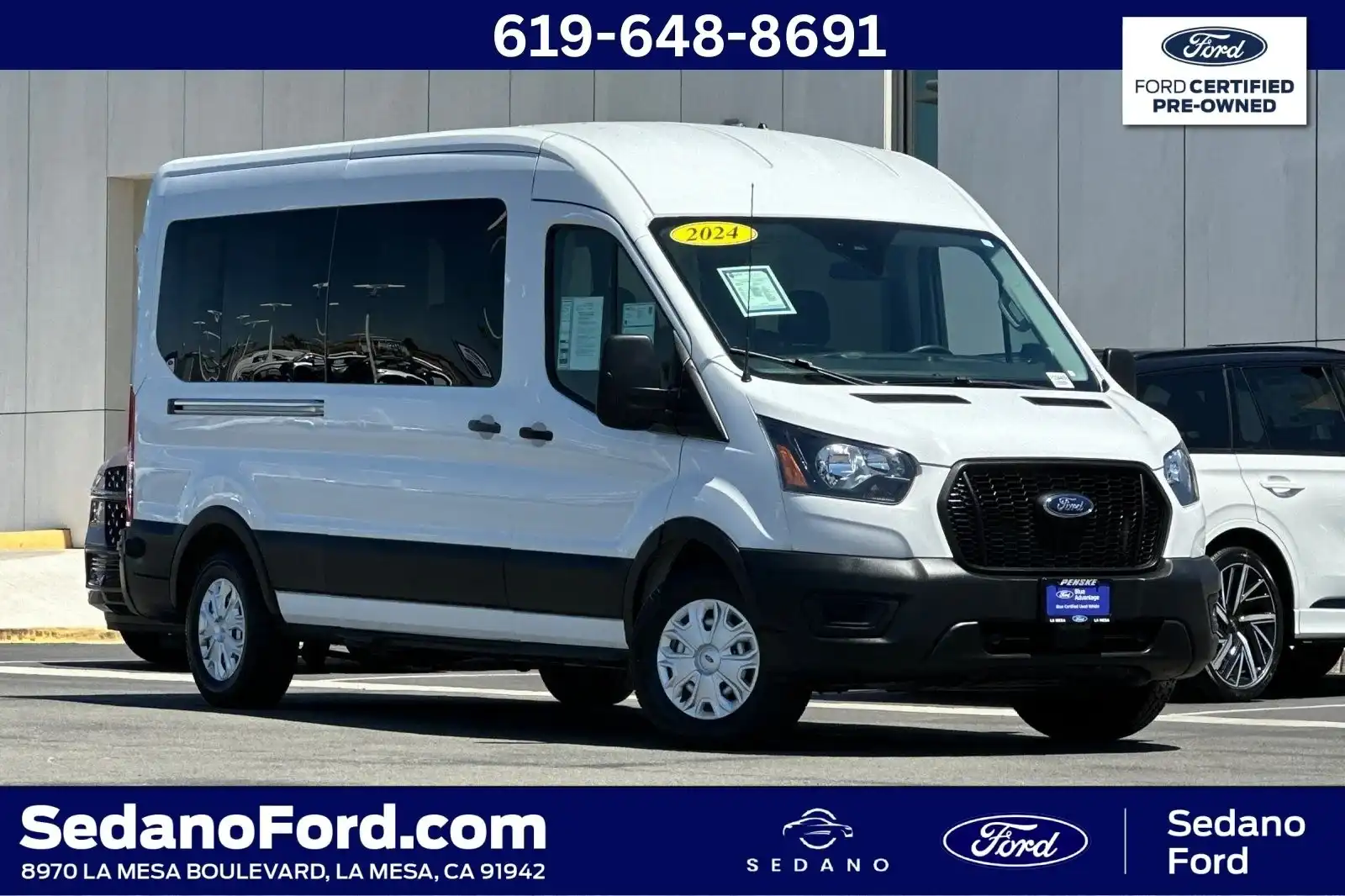 2024 Ford Transit 350 XL Med Roof Sliding Pass. 148's photo