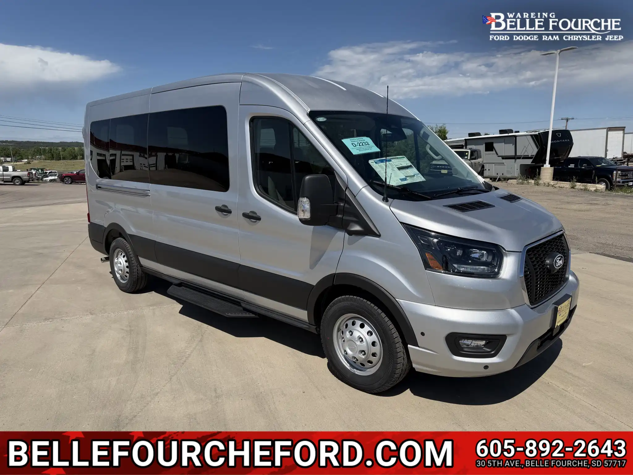 2026 Ford Transit 350 XLT Med Roof Sliding Pass. 148 AWD's photo