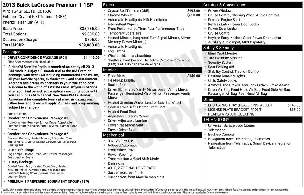 2013 Buick LaCrosse undefined photo 5