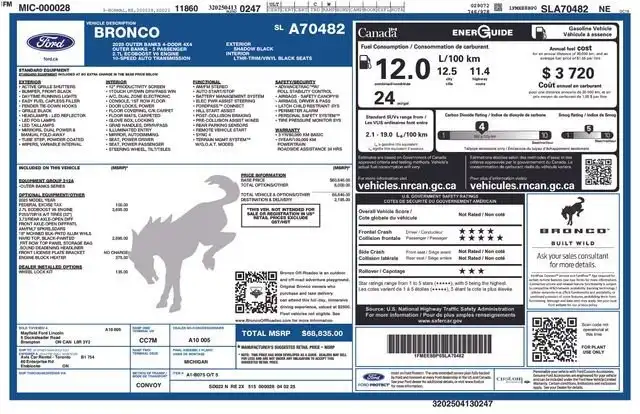 2025 Ford Bronco Outer Banks 4x4's photo