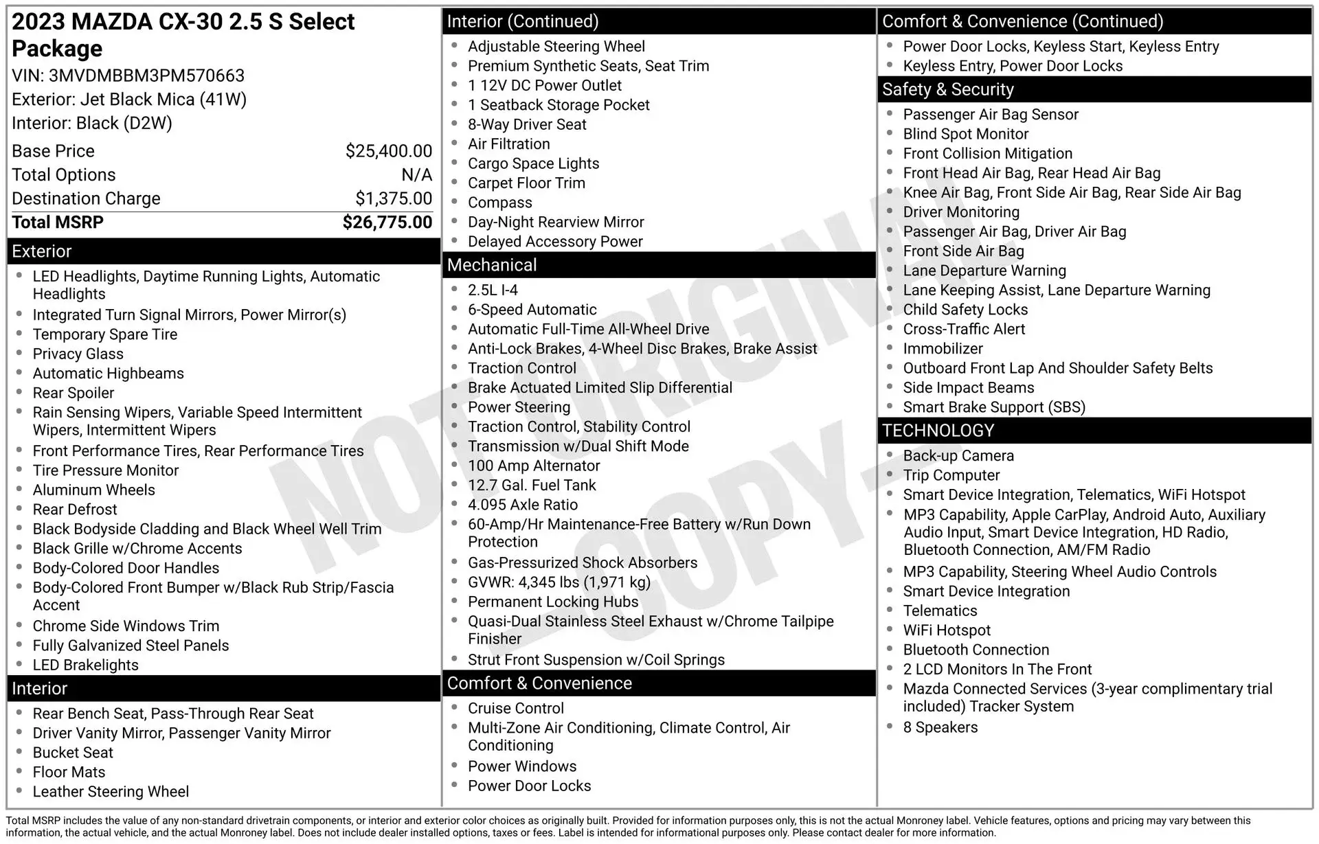 2023 Mazda CX-30 Select AWD photo 4