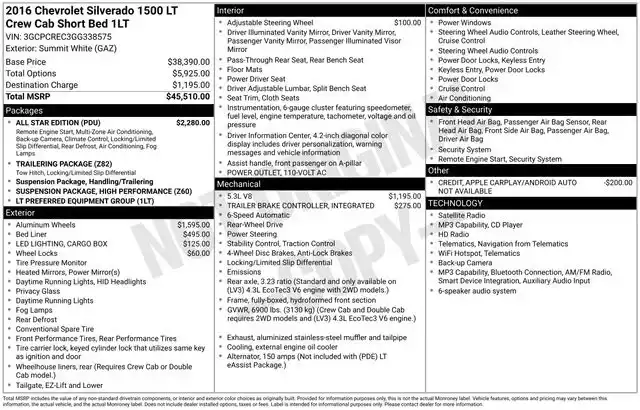 2016 Chevrolet Silverado 1500 LT Crew Cab Standard Box's photo