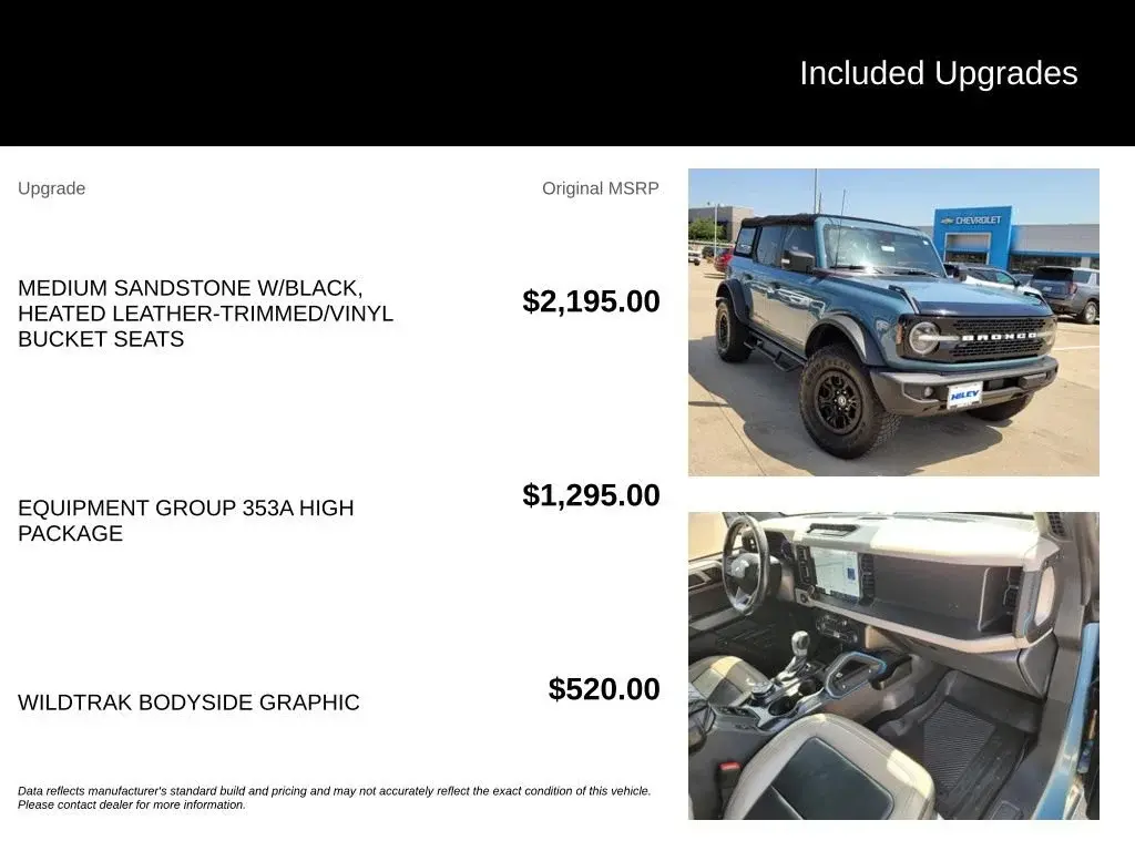 2022 Ford Bronco Base Advanced 4x4 photo 5