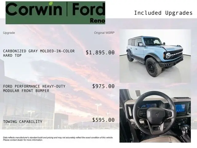 2023 Ford Bronco Wildtrak 4x4 photo 3