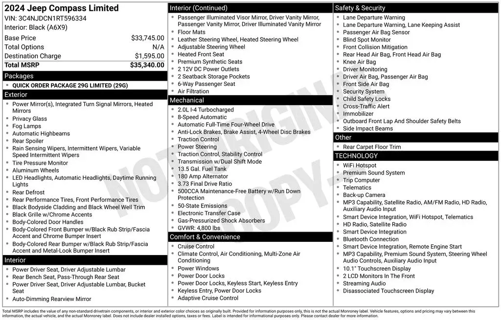 2024 Jeep Compass Limited 4WD photo 4