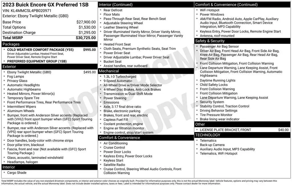 2023 Buick Encore GX Preferred AWD photo 5