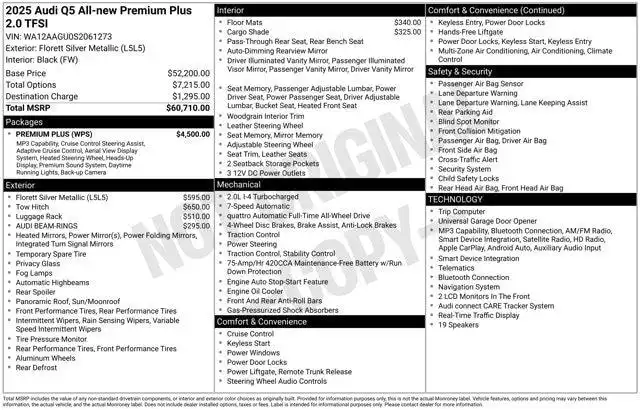 2025 Audi Q5 40 Premium Plus's photo