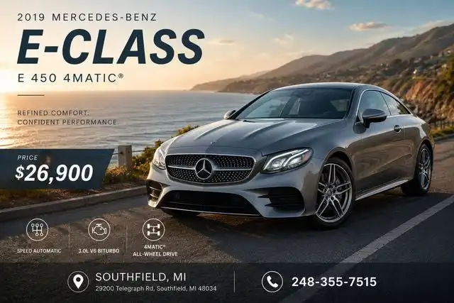 2019 Mercedes-Benz E-Class E450 4MATIC Coupe's photo