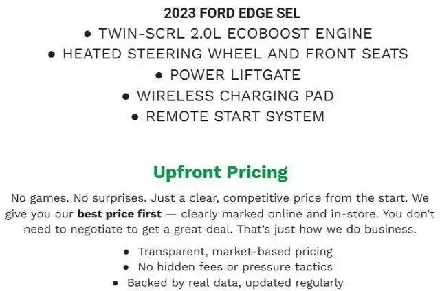 2023 Ford Edge SEL AWD's photo
