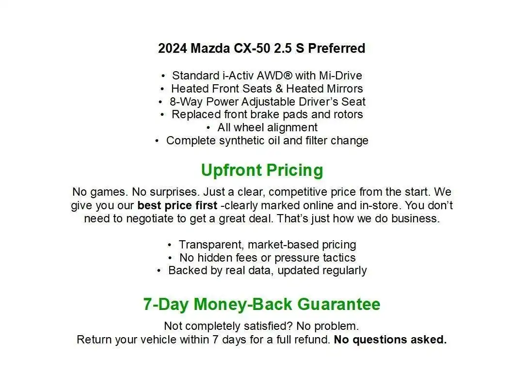 2024 Mazda CX-50 2.5 Preferred S's photo