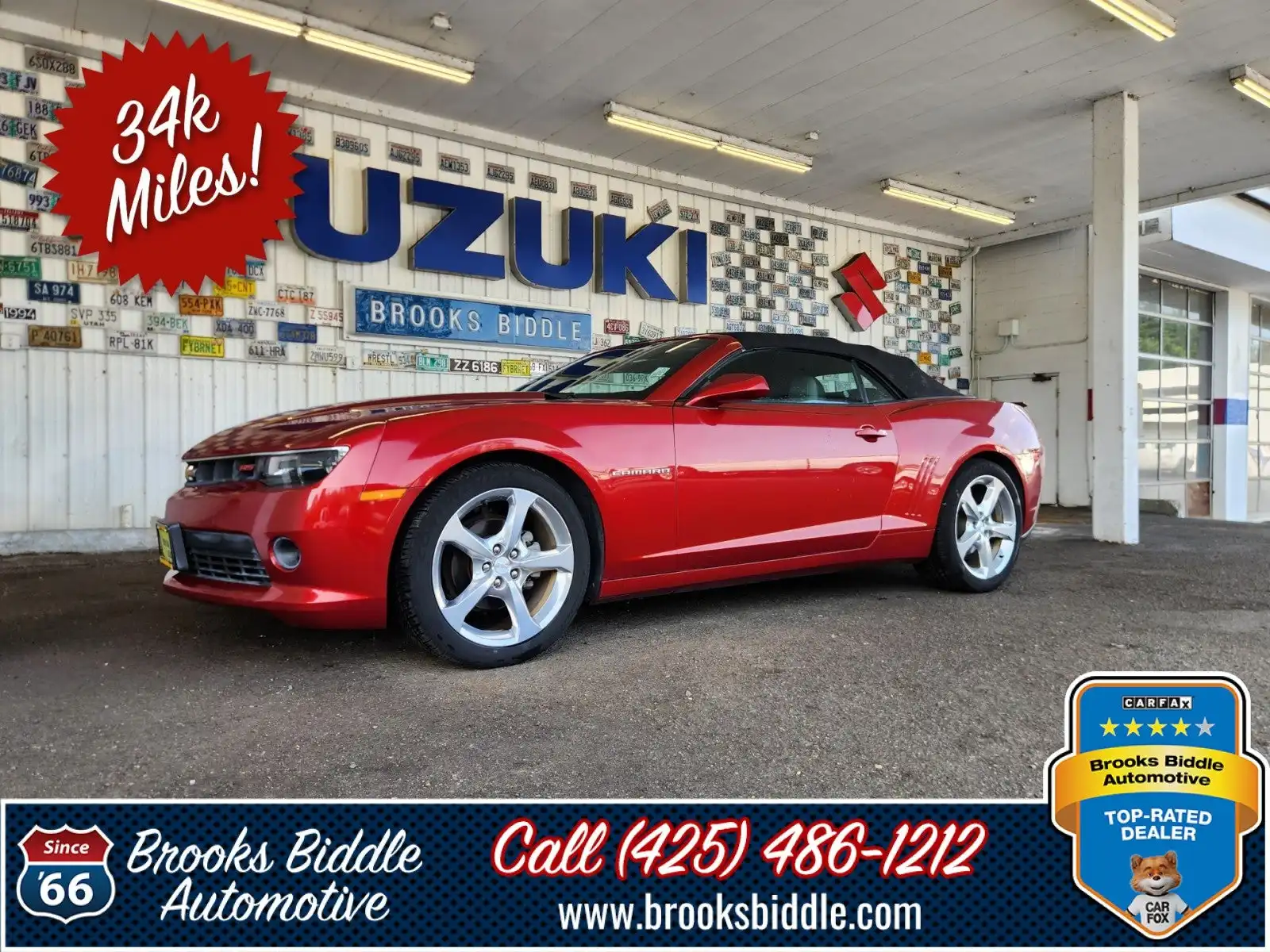 2015 Chevrolet Camaro 3.6 2LT Convertible's photo