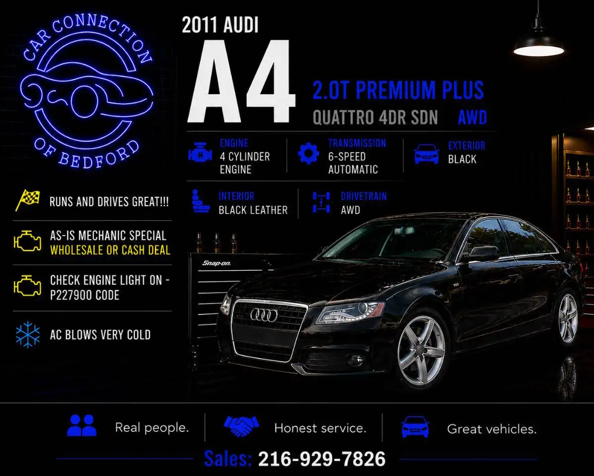 2011 Audi A4 2.0T quattro Tiptronic Premium's photo