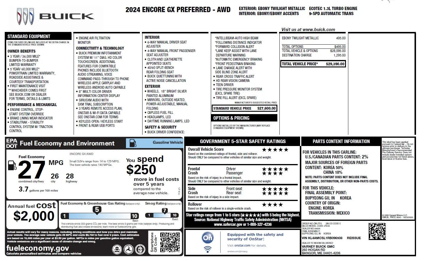 2024 Buick Encore GX Preferred AWD photo 3
