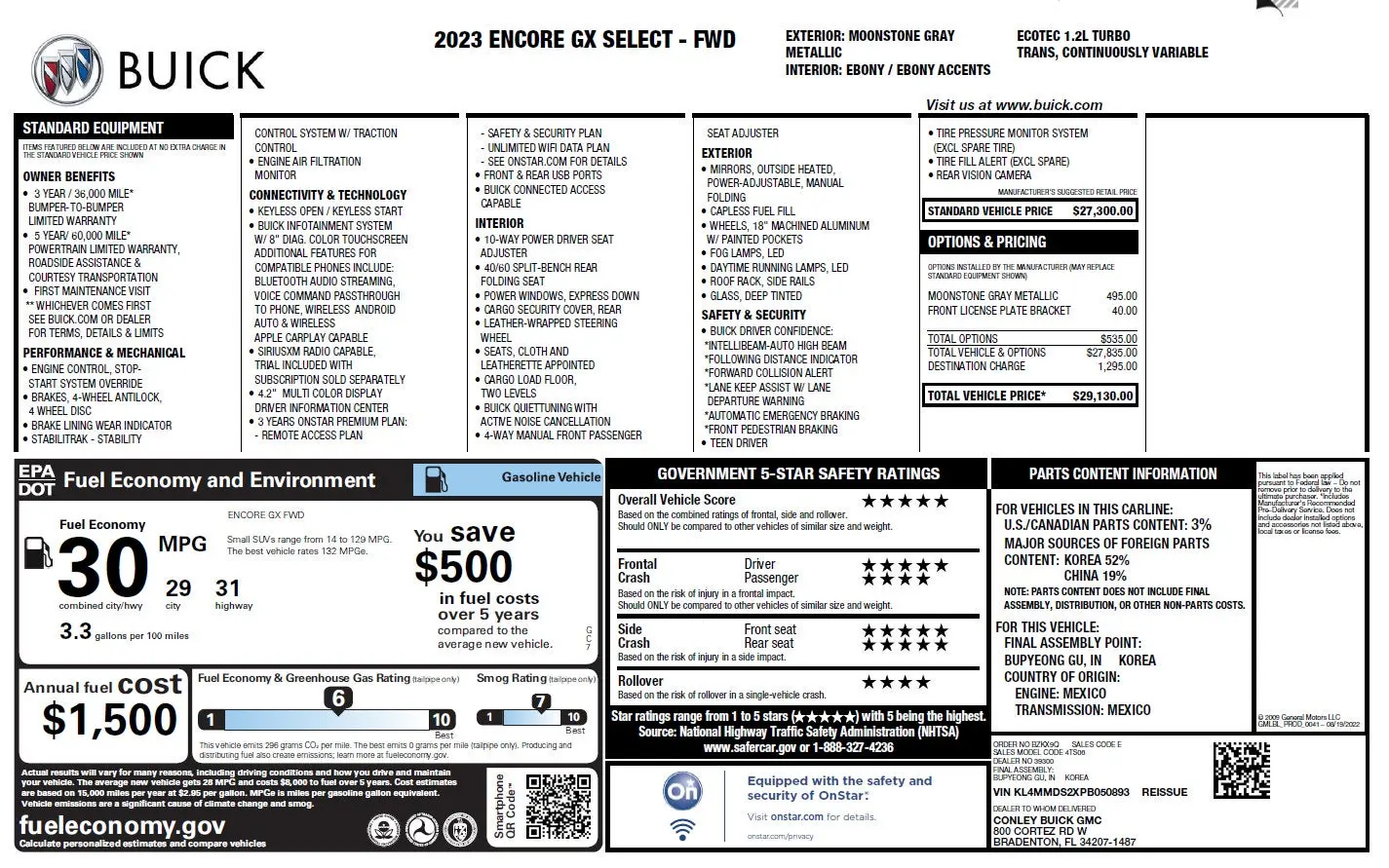 2023 Buick Encore GX Select photo 3