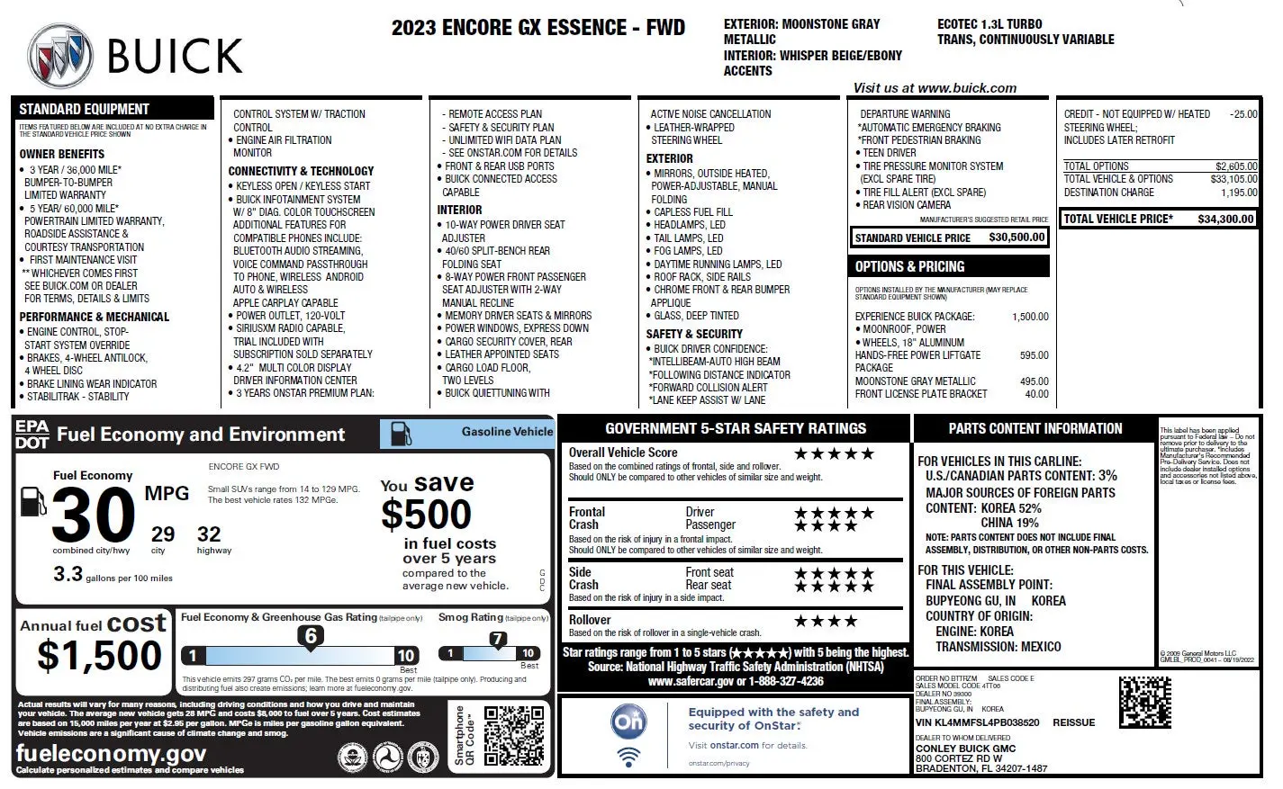 2023 Buick Encore GX Essence photo 3