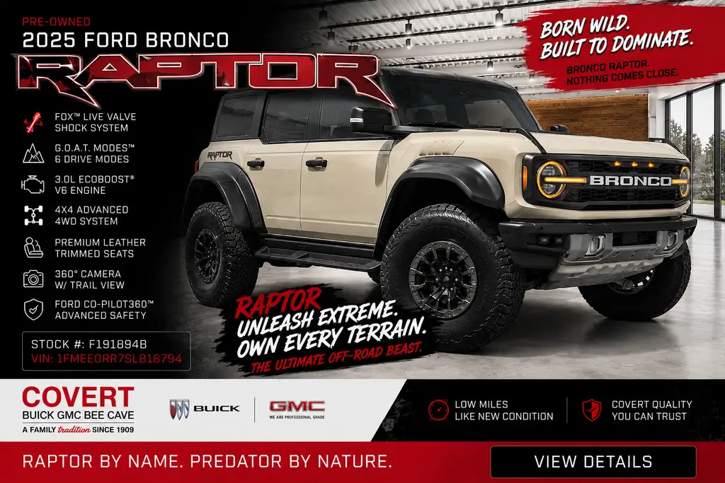 2025 Ford Bronco Raptor 4x4 photo 1