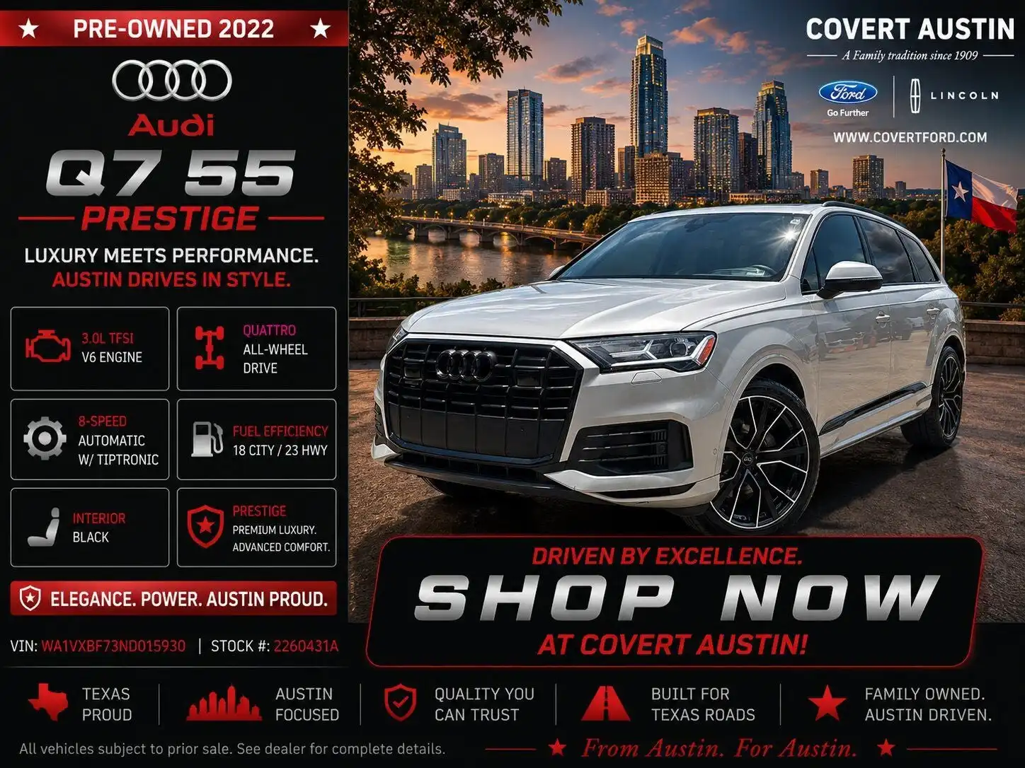 2022 Audi Q7 55 Prestige quattro Tiptronic's photo