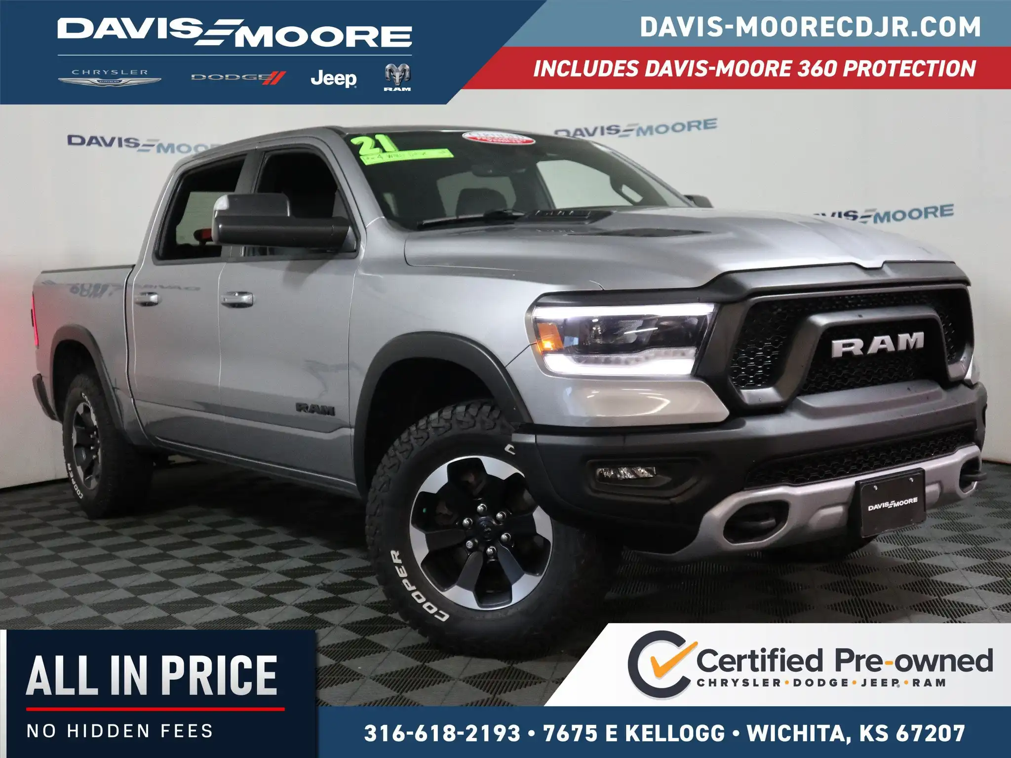 2021 RAM 1500 Rebel 4x4 Crew Cab 5'7's photo