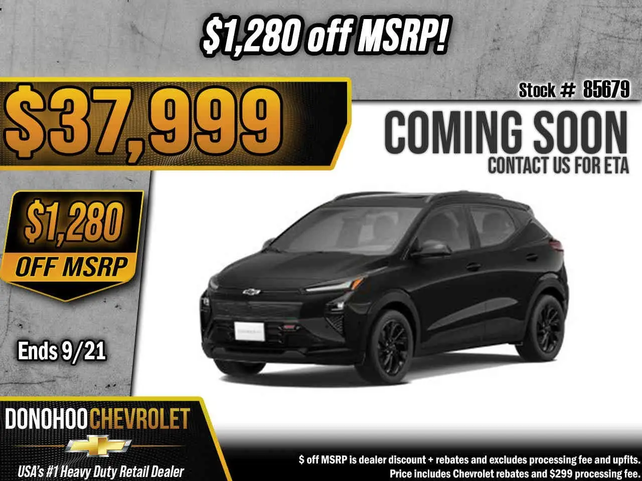 2027 Chevrolet Bolt EV RS Auto photo 1