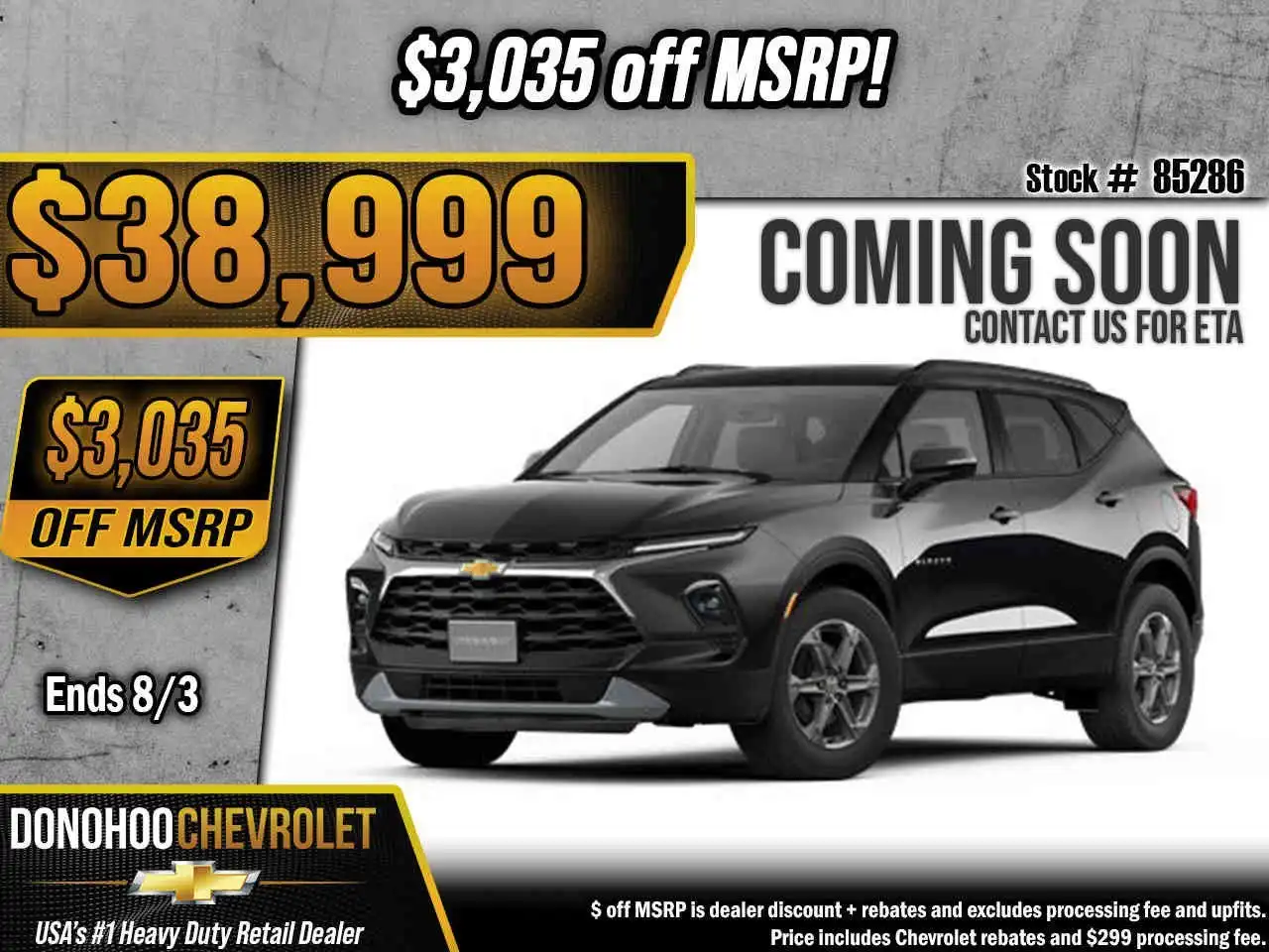 2026 Chevrolet Blazer 2.0T 3LT FWD's photo