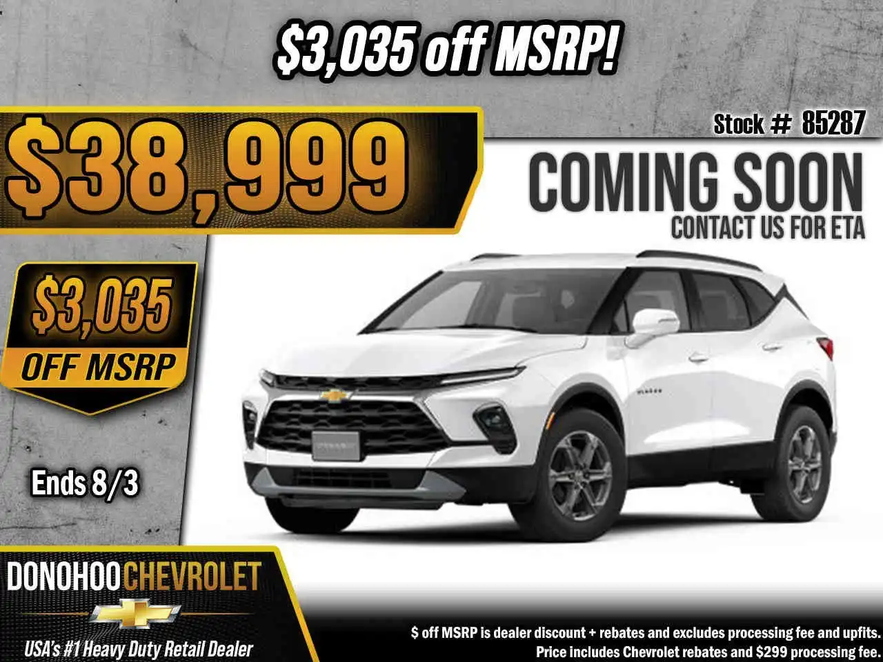 2026 Chevrolet Blazer 2.0T 3LT FWD's photo
