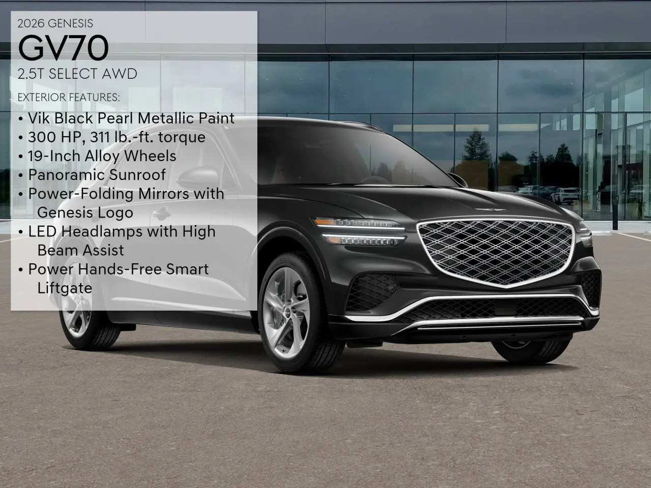 2026 Genesis GV70 2.5T Select AWD photo 3