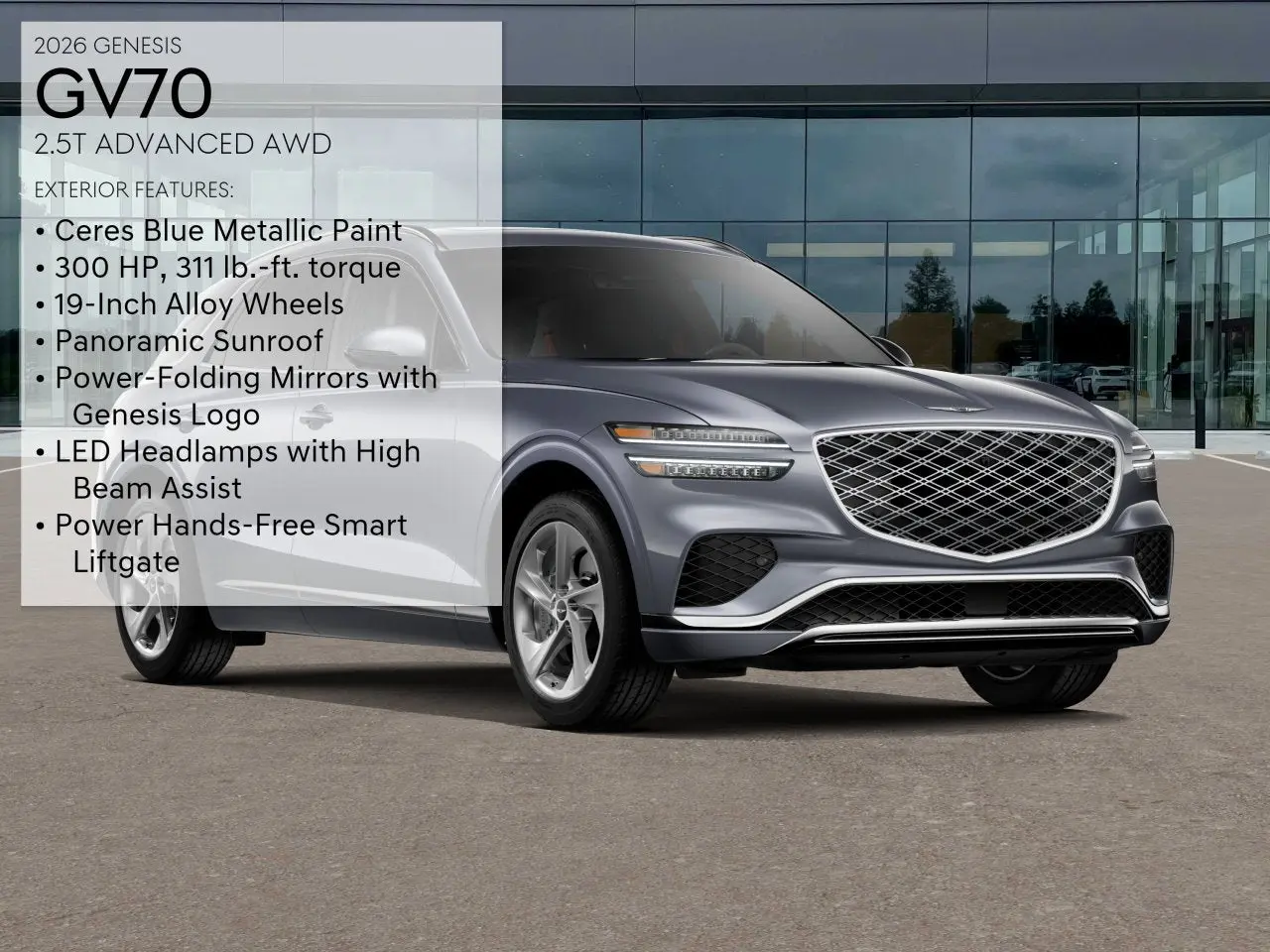 2026 Genesis GV70 2.5T Advanced AWD photo 3