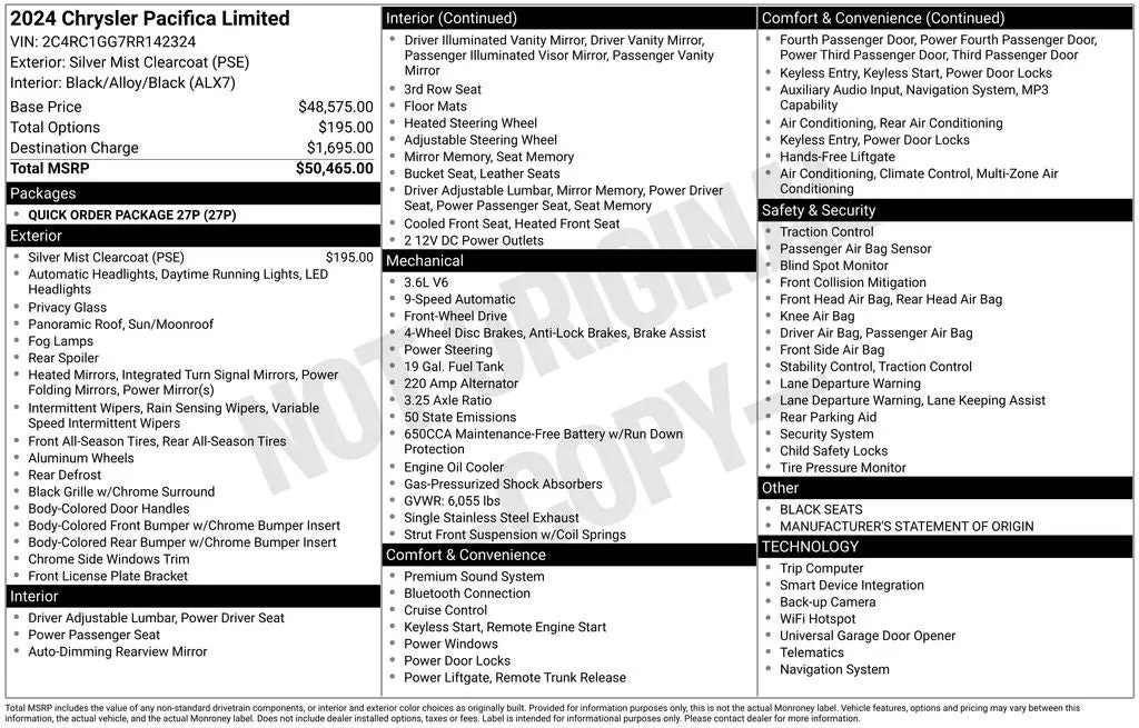 2024 Chrysler Pacifica Limited photo 4