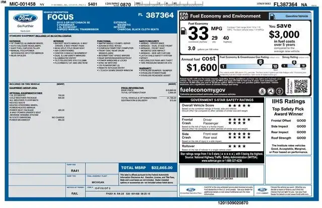 2015 Ford Focus SE Hatchback 5-Door's photo