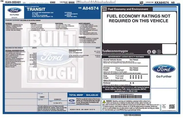 2019 Ford Transit XL 350 Med Roof Sliding Pass. 148's photo