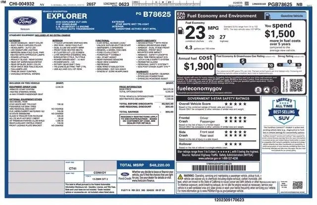 2023 Ford Explorer XLT 4WD's photo