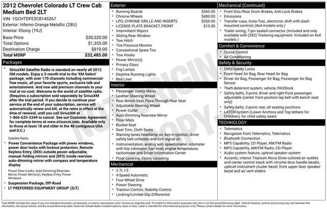 2012 Chevrolet Colorado 2LT 4WD Crew Cab's photo
