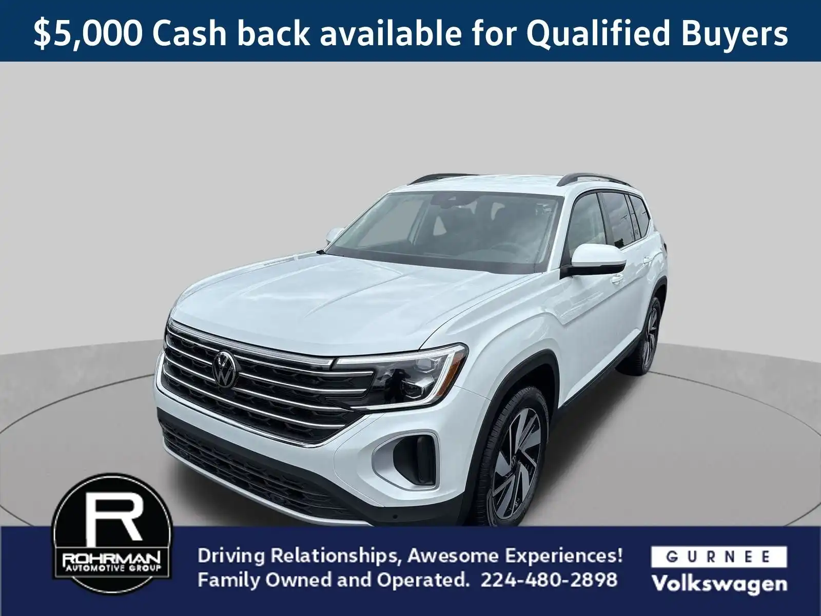 2026 Volkswagen Atlas 2.0T SE with Tech 4Motion's photo