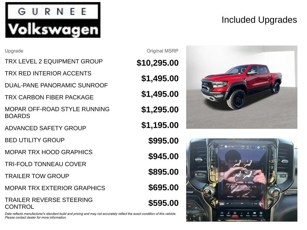 2022 RAM 1500 TRX 4WD Crew Cab 5'7 photo 4
