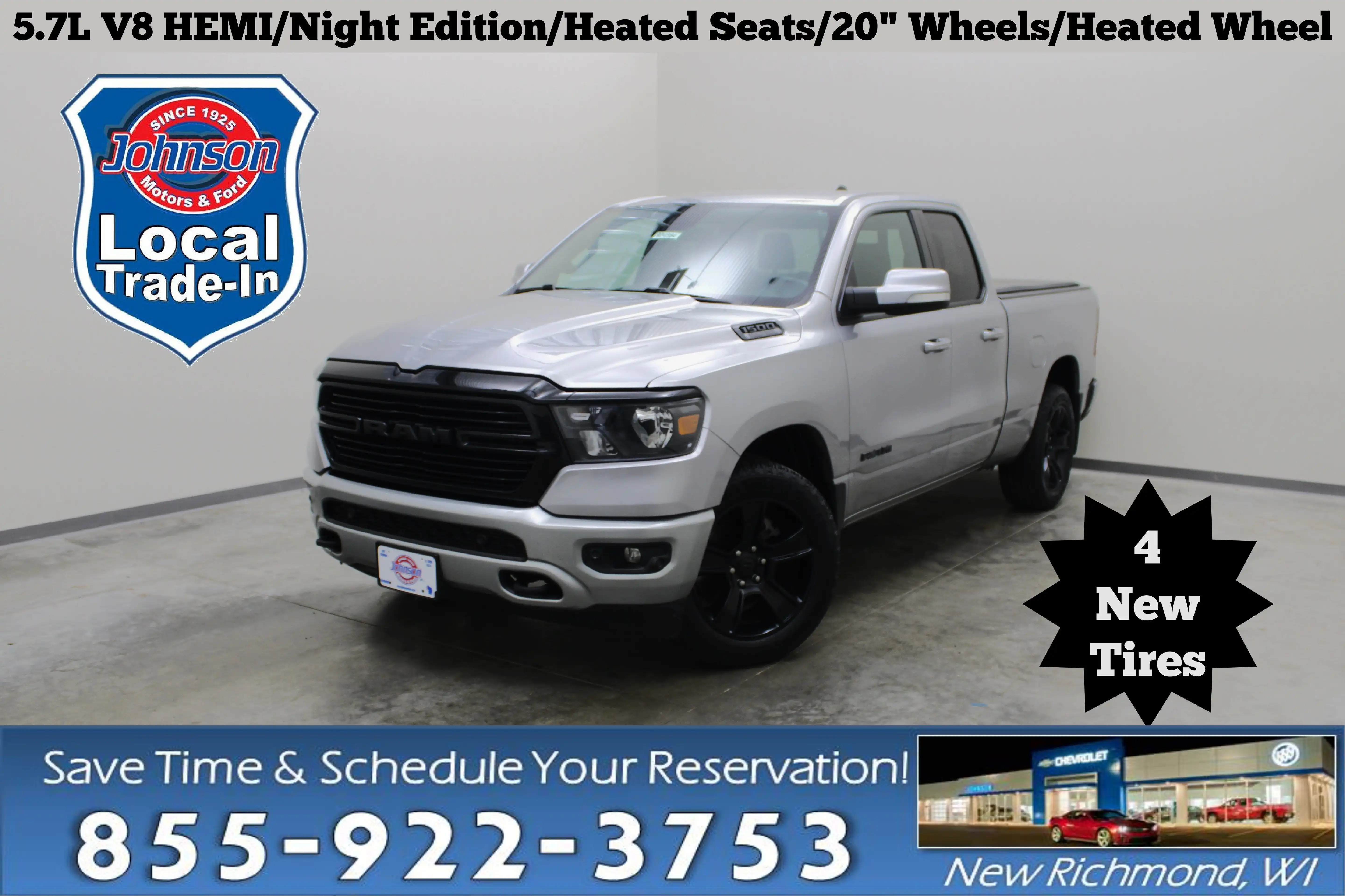 2020 RAM 1500 Big Horn/Lone Star 4x4 Quad Cab 6'4's photo