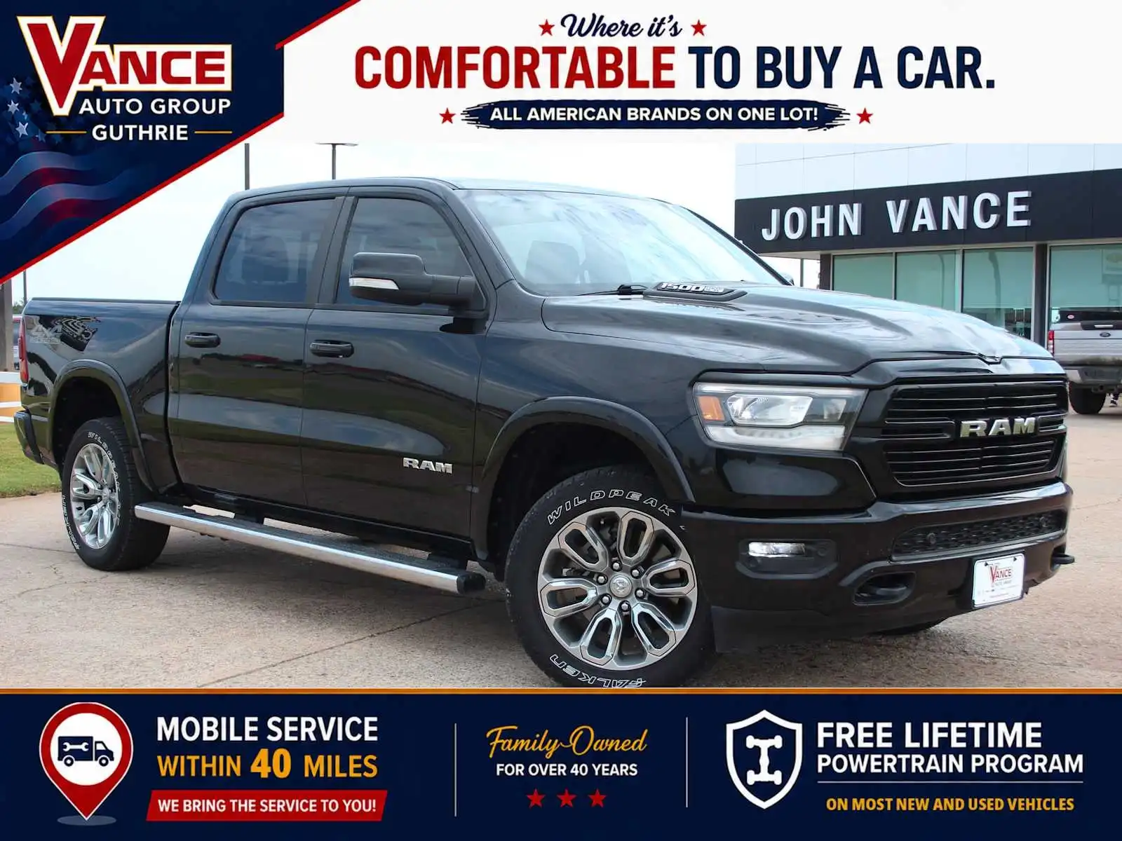 2019 RAM 1500 Laramie 4x4 Crew Cab 5'7's photo