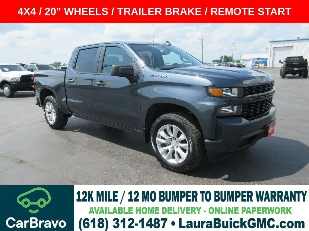 2021 Chevrolet Silverado 1500 Custom 4X4 Crew Cab Short Box's photo