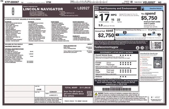 2027 Lincoln Navigator Reserve 4WD photo 4