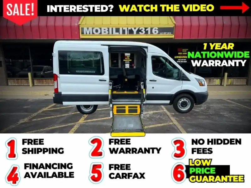 2019 Ford Transit 150 XL Med Roof Sliding Pass. 130's photo