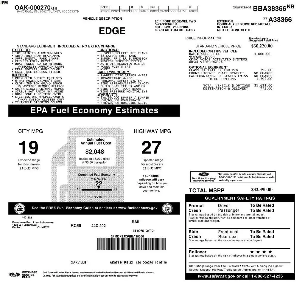 2011 Ford Edge SEL's photo