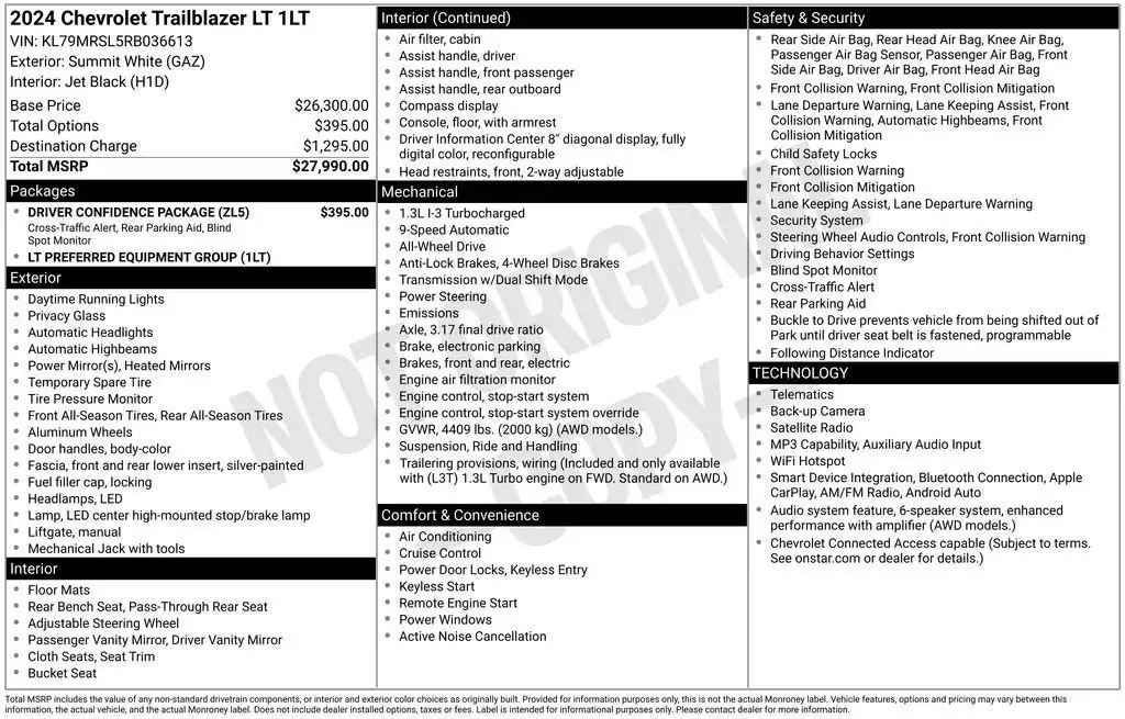 2024 Chevrolet Trailblazer LT AWD's photo