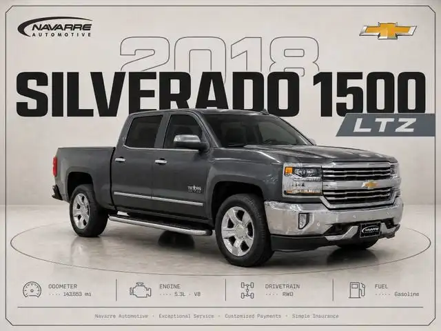 2018 Chevrolet Silverado 1500 LTZ Crew Cab Short Box's photo