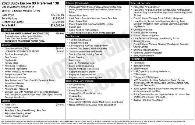 2023 Buick Encore GX Preferred AWD photo 4