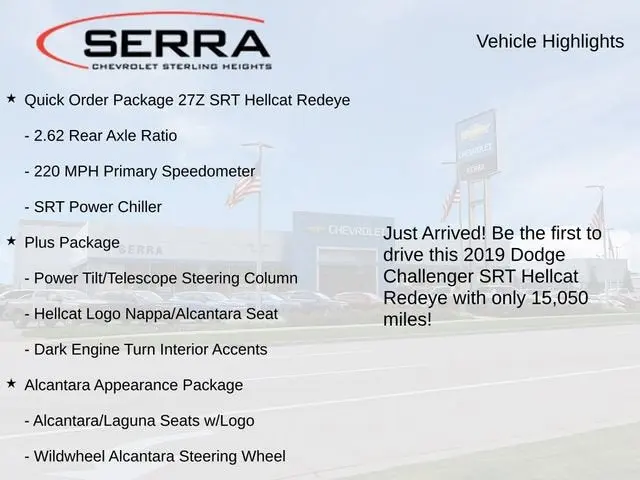 2019 Dodge Challenger SRT Hellcat Redeye Auto Plus photo 3