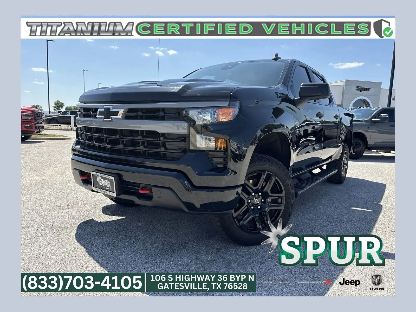 2024 Chevrolet Silverado 1500 Custom Trail Boss 4X4 Crew Cab Short Box's photo