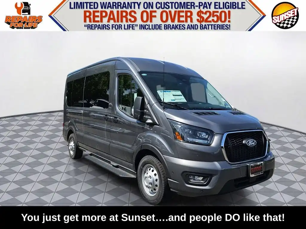 2026 Ford Transit 350 XLT Med Roof Sliding Pass. 148 AWD's photo