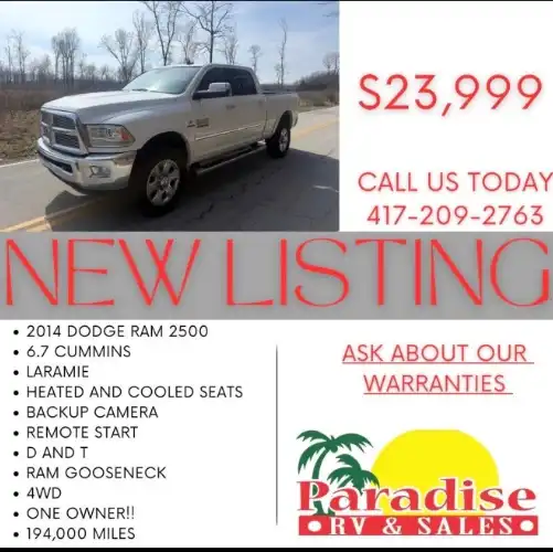 2014 RAM 2500 Laramie 4X4 Crew Cab SWB's photo