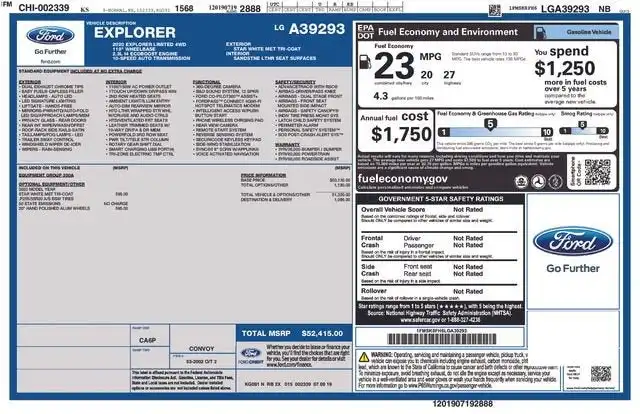2020 Ford Explorer Limited 4WD's photo